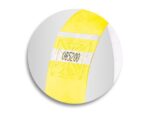 Evenementenbandjes Sigel super soft, 255x25mm 120 stuks     fluorescerend geel