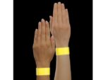 Evenementenbandjes Sigel super soft, 255x25mm 120 stuks     fluorescerend geel