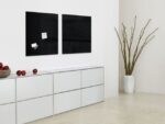 Glasmagneetbord Sigel Artverum 480x480x15mm zwart