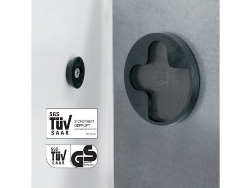 Glasmagneetbord Sigel Artverum 480x480x15mm super wit