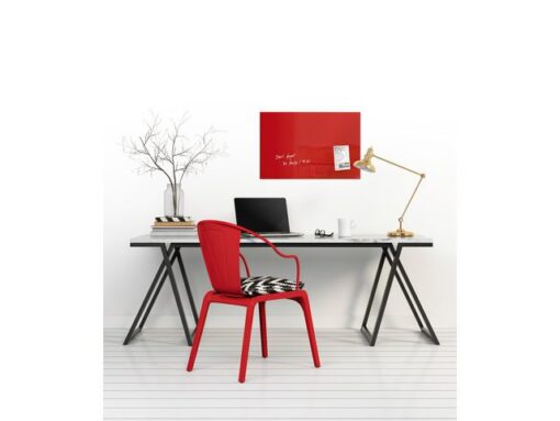 Glasmagneetbord Sigel Artverum 600x400x15mm Rood