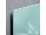 Glasmagneetbord Sigel aquamarijn 120x780x15mm 2 magn +      bevestigingsmateriaal