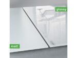 Glasmagneetbord Sigel aquamarijn 120x780x15mm 2 magn +      bevestigingsmateriaal