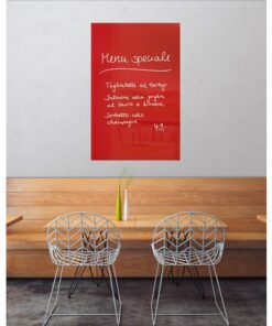 maar ook als combinatie van verschillende formaten en vormen helemaal in de zin van "style your room". Glas-magneetborden zijn borden die aan de wand worden bevestigd - op kantoor