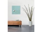 Glasmagneetbord Sigel aquamarijn 480x480x15mm 3 magn +      bevestigingsmateriaal