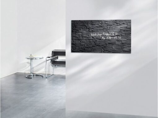 Glasmagneetbord Sigel Artverum 910x460x15mm leisteen