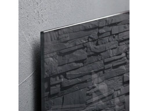 Glasmagneetbord Sigel leisteen 480x480 met 3 magneten. INCL.