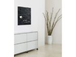 Glasmagneetbord Sigel leisteen 480x480 met 3 magneten. INCL.