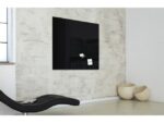 Glasmagneetbord XL Sigel Artverum 1000x1000x18mm zwart