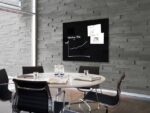 Glasmagneetbord XL Sigel Artverum 1200x900x18mm zwart