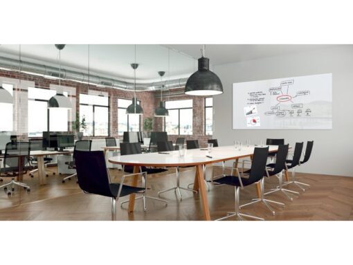 Glasmagneetbord XL Sigel Artverum 2400x1200x18mm super wit