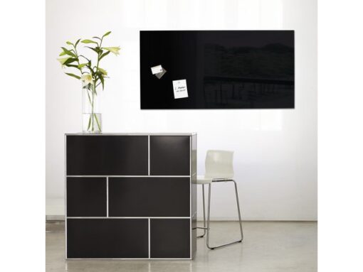 Glasmagneetbord Sigel Artverum 1300x550x15mm zwart