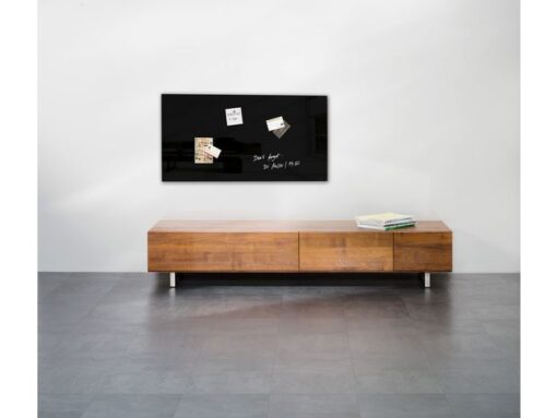 Glasmagneetbord Sigel Artverum 1300x550x15mm zwart