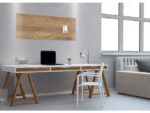 Glasmagneetbord Sigel Artverum 1300x550x15mm Natural Wood