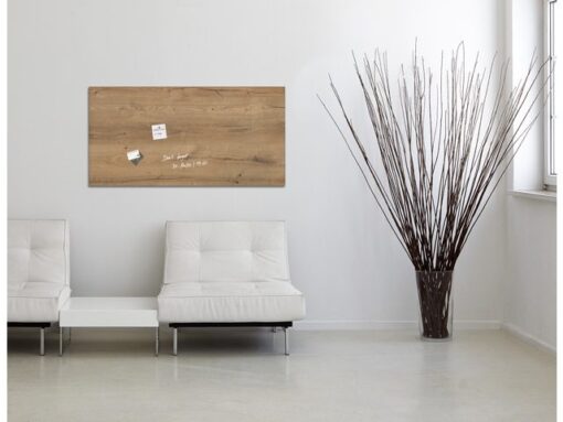 Glasmagneetbord Sigel Artverum 910x460x15mm Natural Wood