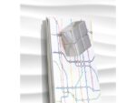 Glasmagneetbord Sigel Artverum 910x460x15mm White Wave