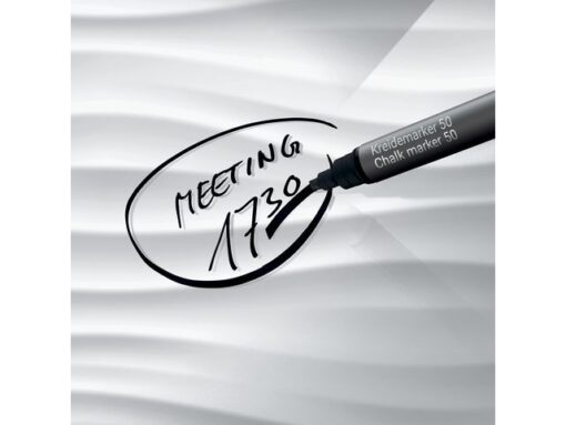 Glasmagneetbord Sigel Artverum 910x460x15mm White Wave