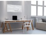 Glasmagneetbord Sigel Artverum 910x460x15mm White Wave