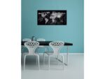 Glasmagneetbord Sigel Artverum 910x460x15mm wereldkaart
