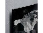 Glasmagneetbord Sigel Artverum 910x460x15mm wereldkaart