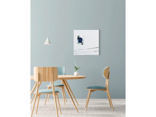 Glasmagneetbord Sigel mat LITTLE BIRDS 480x480x15mm 3 magn  + bevestigingsmat.