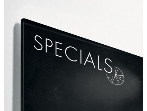 Glas-magneetbord Sigel Artverum Happy Hour mat 900x1200mm