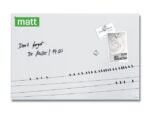 Glasmagneetbord Sigel mat LITTLE BIRDS 600x400x15mm 3 magn  + bevestigingsmat.