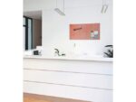 Glas-magneetbord Sigel Artverum Red Wall mat. 910x460x15 mm.