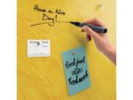 Glas-magneetbord Sigel Artverum Yellow Structure mat        480x480x15mm