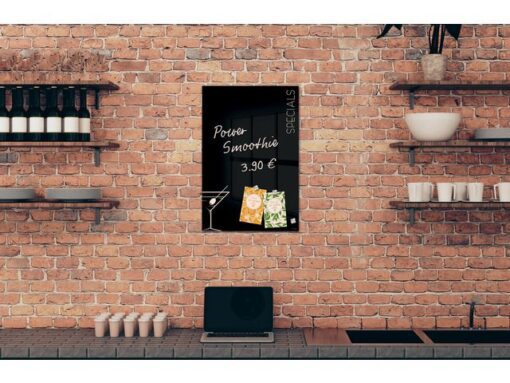 Glas-magneetbord Sigel Artverum Cocktail. 400x600x15mm