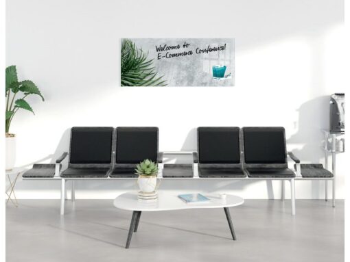 Glas-magneetbord Sigel Artverum Botanic. 1300x550x18mm