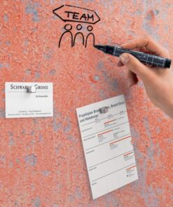maar ook als combinatie van verschillende formaten en vormen helemaal in de zin van "style your room". Glas-magneetborden zijn borden die aan de wand worden bevestigd - op kantoor