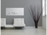 Glasmagneetbord Sigel mat WHITE WOOD 1300x550x15mm 3 magn + bevestigingsmat.