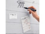 Glasmagneetbord Sigel mat WHITE WOOD 1300x550x15mm 3 magn + bevestigingsmat.