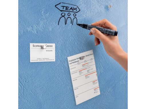 Glas-magneetborad Sigel Artverum Blue Structure mat.        600x400x15mm