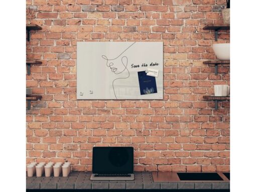 Glas-magneetboard Sigel Artverum Line Art. 600x400x15mm