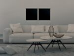 Glasmagneetbord Sigel Artverum LED 480x480x15 zwart
