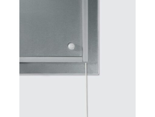 Glasmagneetbord Sigel Artverum LED 480x480x15 zwart