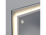 Glasmagneetbord Sigel Artverum LED light 480x480x15 rood