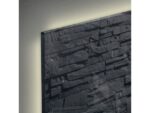 Glasmagneetbord Sigel Artverum LED light 480x480x15 leisteen