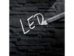 Glasmagneetbord Sigel Artverum LED light 480x480x15 leisteen