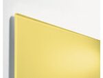 Glas-magneetboard Sigel Artverum mat pastelgeel.            600x400x15mm