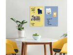 Glas-magneetbord Sigel Artverum mat pastelblauw.            600x400x15mm