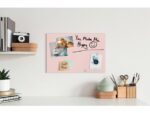 Glas-magneetbord Sigel Artverum mat rosé. 600x400x15mm