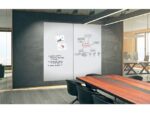 Glasmagneetbord XL Sigel mat super wit 2000x1000x18mm 2 magn