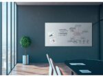 Glasmagneetbord XL Sigel mat super wit 2000x1000x18mm 2 magn
