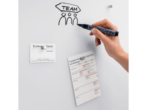 Glas-magneetboard Sigel Artverum opaco super bianco.        1000x650x15mm