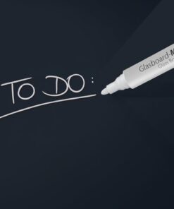 Glasbord-markeerstift: perfect voor het beschrijven van design en donkere glas-magneetborden Artverum. Zeer goed dekkende inkt. Non-permanent gemakkelijk droog en vochtig schoon te vegen. Zachte stiftpunt en ergonomische stiftvorm voor een aangenaam schrijfgevoel. Opslag liggend. 2 stuks in etui. Kleur wit.