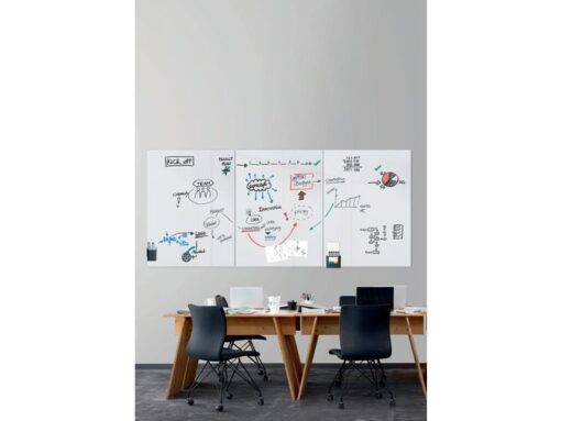 Sigel Stiftenkoker S, antraciet, inclusief magnetische clip voor  bevestiging aan het glas-magneetbord, kunststof, 75x94x51