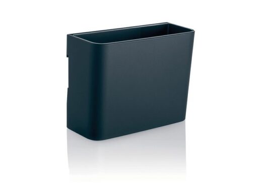 Sigel Stiftenkoker M, antraciet, inclusief magnetische clip voor  bevestiging aan het glas-magneetbord, kunststof, 120x94x51